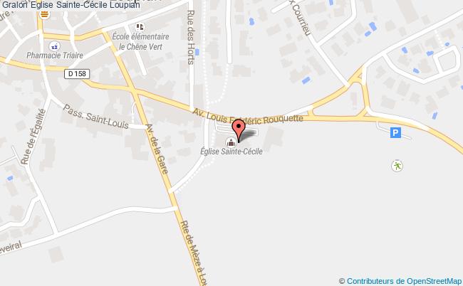 plan Eglise Sainte-cécile Loupian Loupian