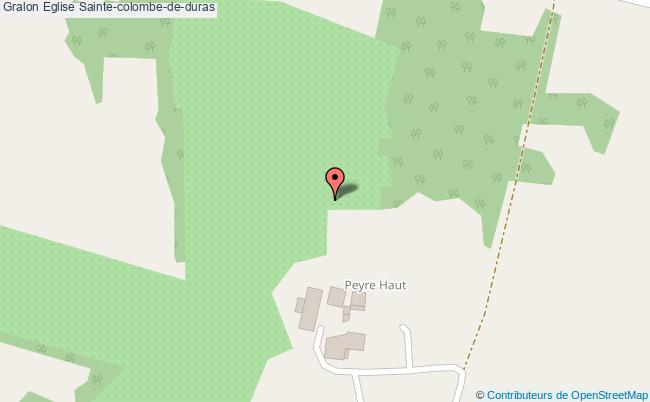 plan Eglise Sainte-colombe-de-duras Sainte-colombe-de-duras