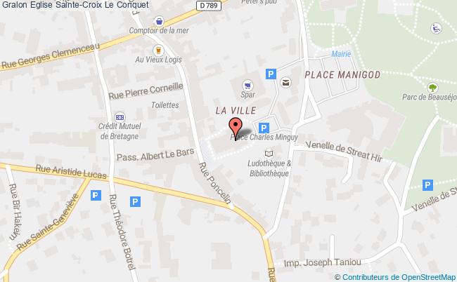 plan Eglise Sainte-croix Le Conquet Le Conquet