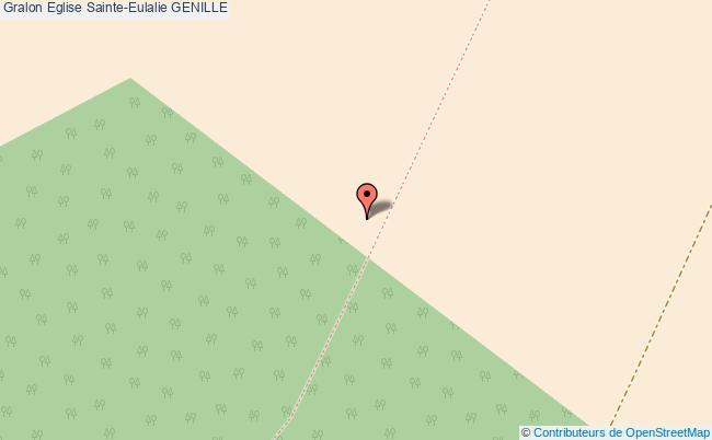 plan Eglise Sainte-eulalie Genille GENILLE
