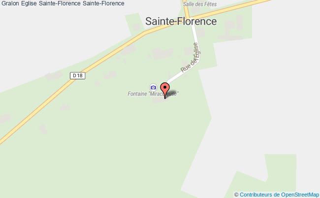 plan Eglise Sainte-florence Sainte-florence Sainte-Florence