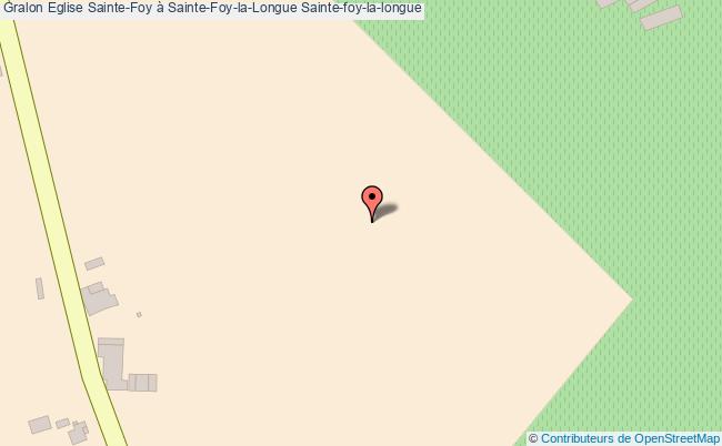 plan Eglise Sainte-foy à Sainte-foy-la-longue Sainte-foy-la-longue Sainte-foy-la-longue