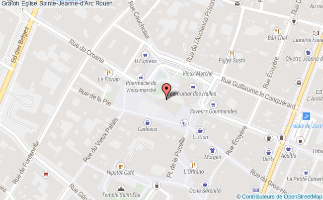 plan Eglise Sainte-jeanne-d'arc Rouen Rouen