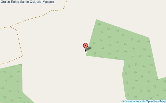 plan Eglise Sainte-quitterie Massels Massels