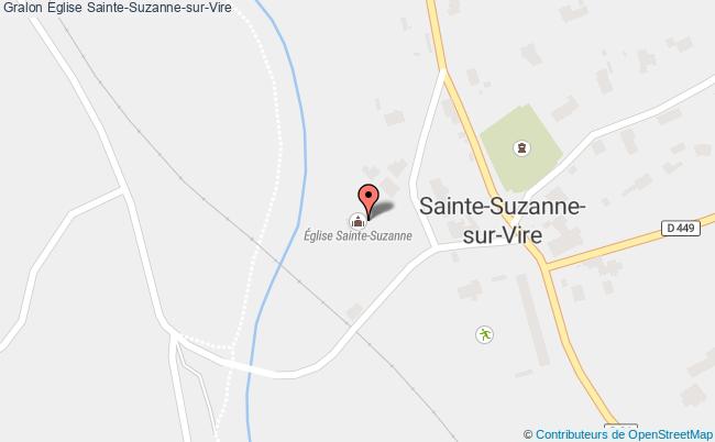 plan Eglise Sainte-suzanne-sur-vire Sainte-Suzanne-sur-Vire