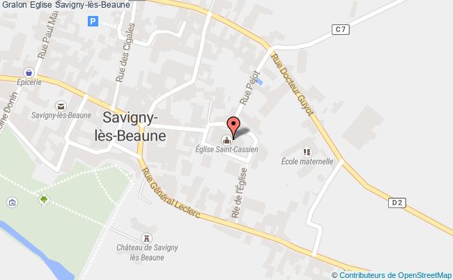 plan Eglise Savigny-lès-beaune Savigny-lès-Beaune