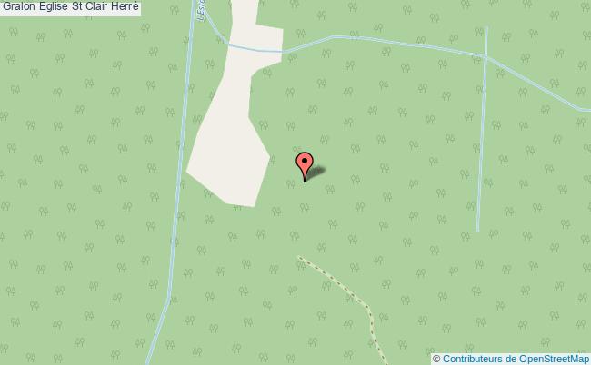 plan Eglise St Clair Herré Herré