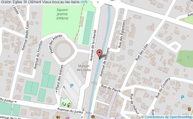 plan Eglise St Clément Vieux-boucau-les-bains Vieux-boucau-les-bains