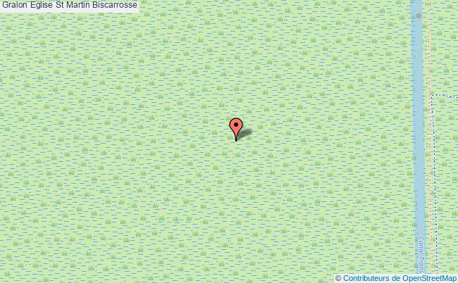 plan Eglise St Martin Biscarrosse Biscarrosse