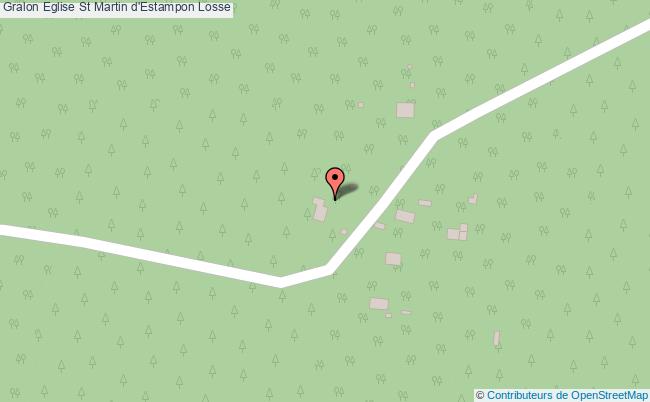 plan Eglise St Martin D'estampon Losse Losse