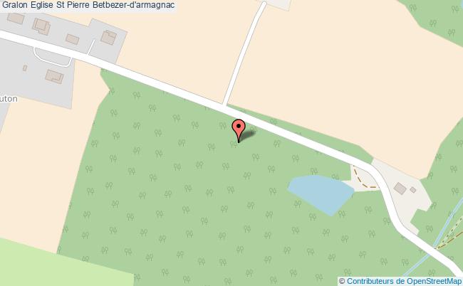 plan Eglise St Pierre Betbezer-d'armagnac Betbezer-d'armagnac
