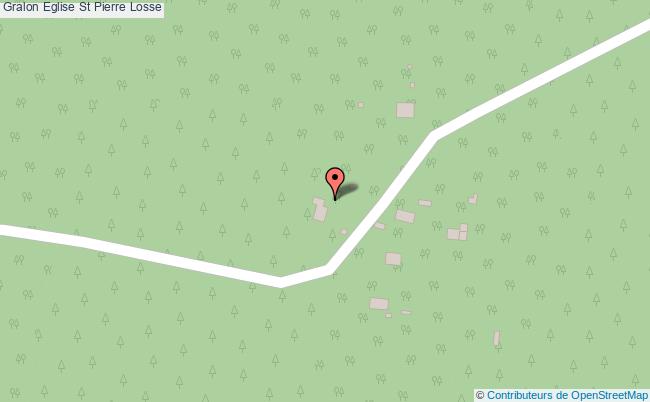 plan Eglise St Pierre Losse Losse