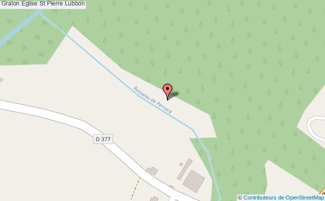 plan Eglise St Pierre Lubbon Lubbon