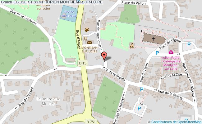 plan Eglise St Symphorien Montjean-sur-loire MONTJEAN-SUR-LOIRE