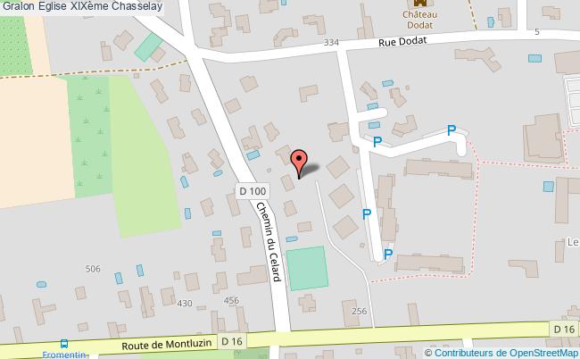 plan Eglise Xixème Chasselay Chasselay