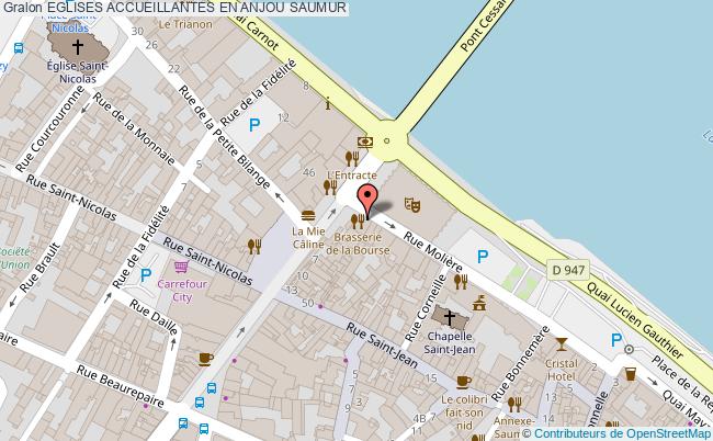 plan Eglises Accueillantes En Anjou Saumur SAUMUR
