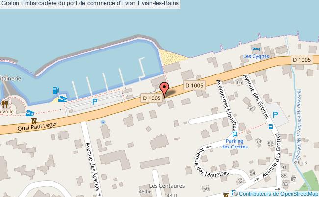 Embarcadère du port de commerce d'Evian