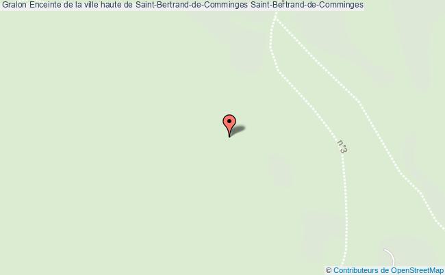 plan Enceinte De La Ville Haute De Saint-bertrand-de-comminges Saint-bertrand-de-comminges Saint-Bertrand-de-Comminges