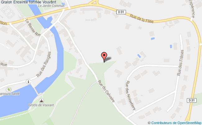 plan Enceinte Fortifiée Vouvant Vouvant