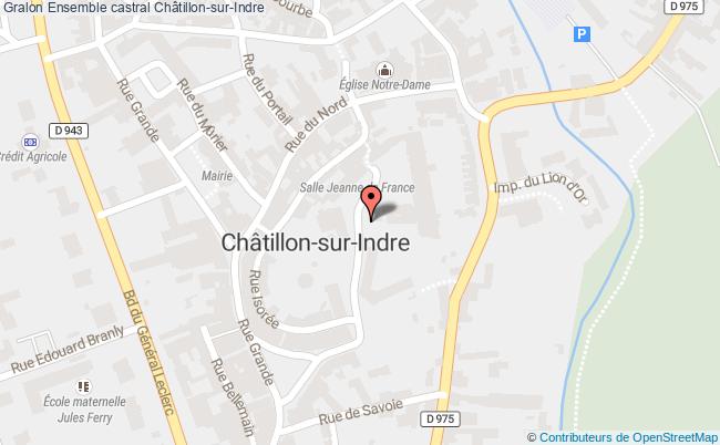 plan Ensemble Castral Châtillon-sur-indre Châtillon-sur-Indre
