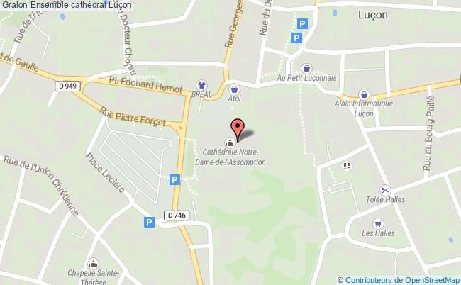 plan Ensemble Cathédral Luçon Luçon