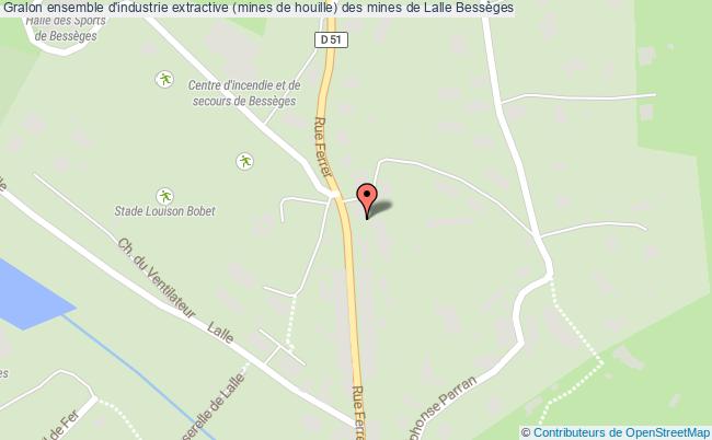 ensemble d'industrie extractive (mines de houille) des mines de Lalle