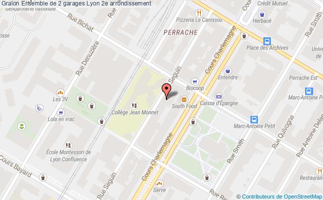 plan Ensemble De 2 Garages Lyon 2e Arrondissement Lyon 2e arrondissement