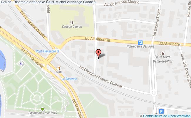 plan Ensemble Orthodoxe Saint-michel-archange Cannes Cannes