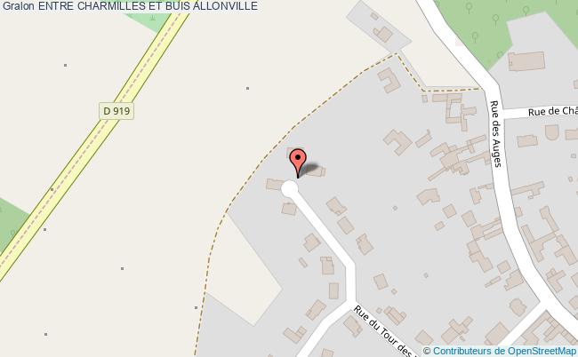 plan Entre Charmilles Et Buis Allonville ALLONVILLE