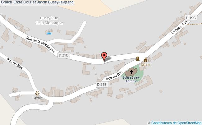 plan Entre Cour Et Jardin Bussy-le-grand Bussy-le-grand