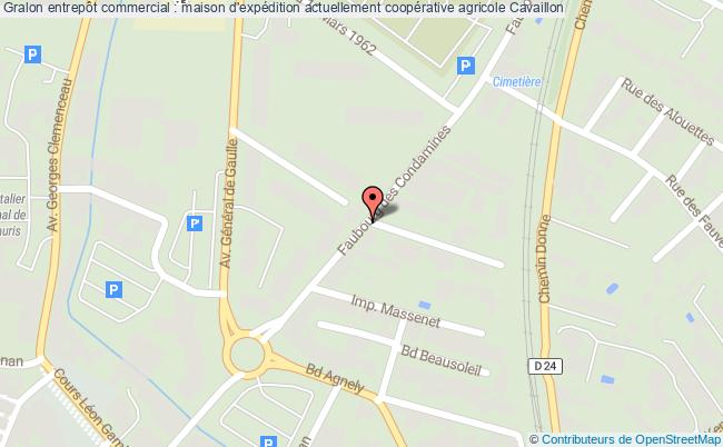 plan Entrepôt Commercial : Maison D'expédition Actuellement Coopérative Agricole Cavaillon Cavaillon