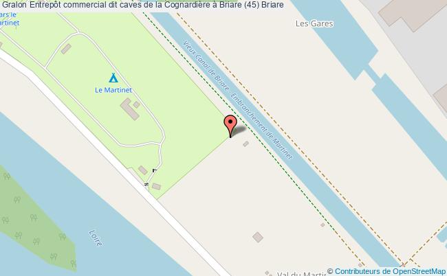plan Entrepôt Commercial Dit Caves De La Cognardière à Briare (45) Briare Briare