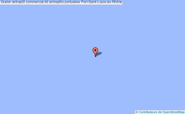 plan Entrepôt Commercial Dit Entrepôts Portuaires Port-saint-louis-du-rhône Port-Saint-Louis-du-Rhône