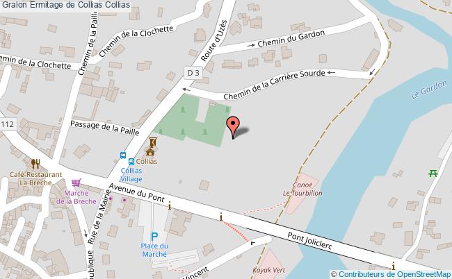 plan Ermitage De Collias Collias Collias