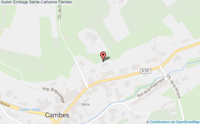 plan Ermitage Sainte-catherine Cambes Cambes