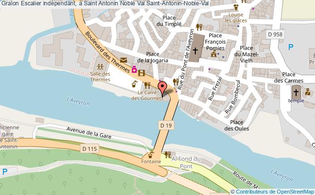 plan Escalier Indépendant, à Saint Antonin Noble Val Saint-antonin-noble-val Saint-Antonin-Noble-Val
