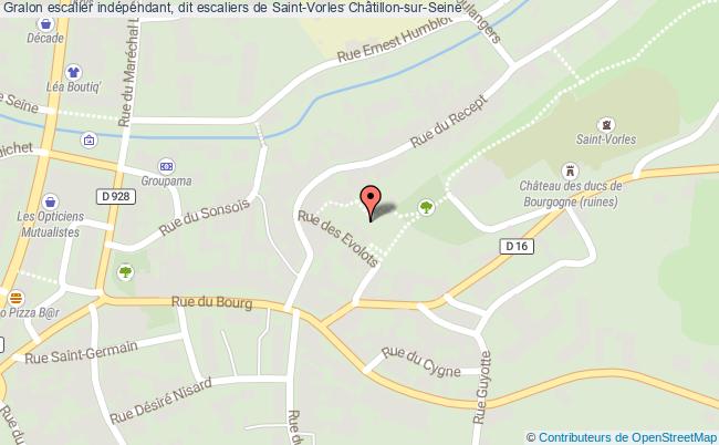 plan Escalier Indépendant, Dit Escaliers De Saint-vorles Châtillon-sur-seine Châtillon-sur-Seine