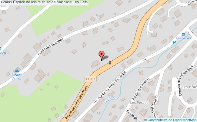 Espace de loisirs et lac de baignade