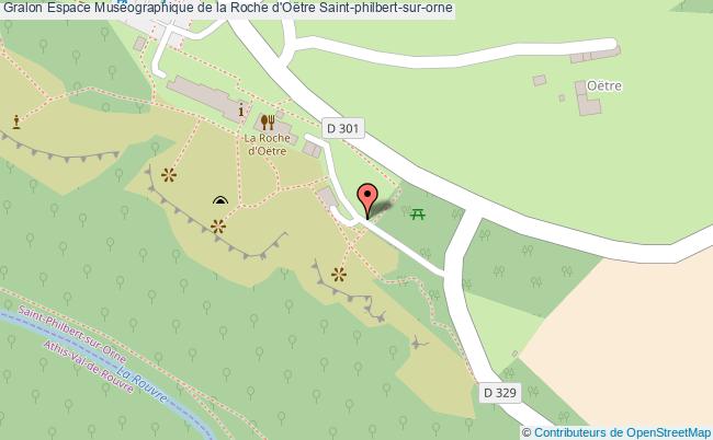 plan Espace Muséographique De La Roche D'oëtre Saint-philbert-sur-orne Saint-philbert-sur-orne