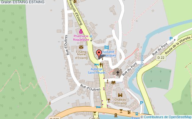 plan Estaing Estaing ESTAING