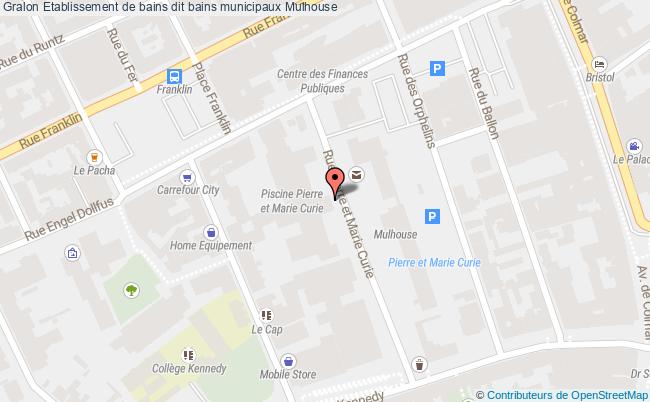 plan Etablissement De Bains Dit Bains Municipaux Mulhouse Mulhouse