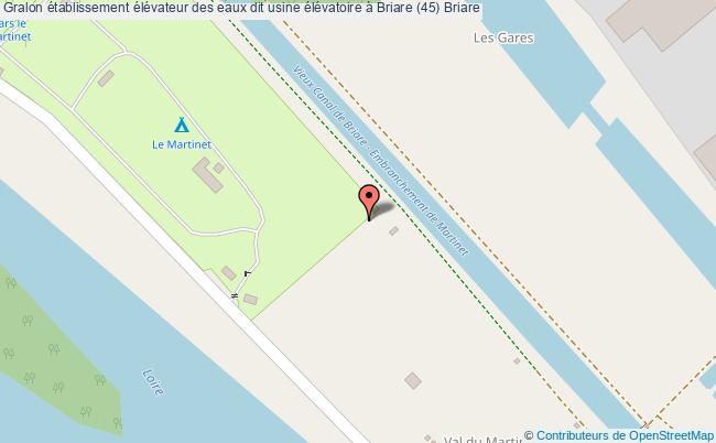 plan établissement élévateur Des Eaux Dit Usine élévatoire à Briare (45) Briare Briare