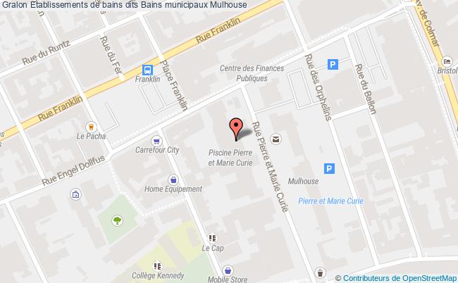 plan Etablissements De Bains Dits Bains Municipaux Mulhouse Mulhouse
