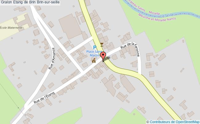 plan Etang De Brin Brin-sur-seille Brin-sur-seille