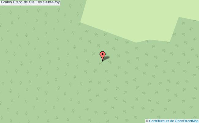 plan Etang De Ste Foy Sainte-foy Sainte-foy