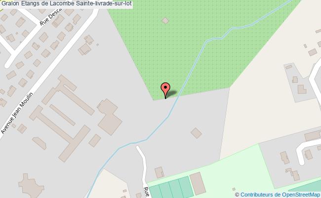 plan Etangs De Lacombe Sainte-livrade-sur-lot Sainte-livrade-sur-lot