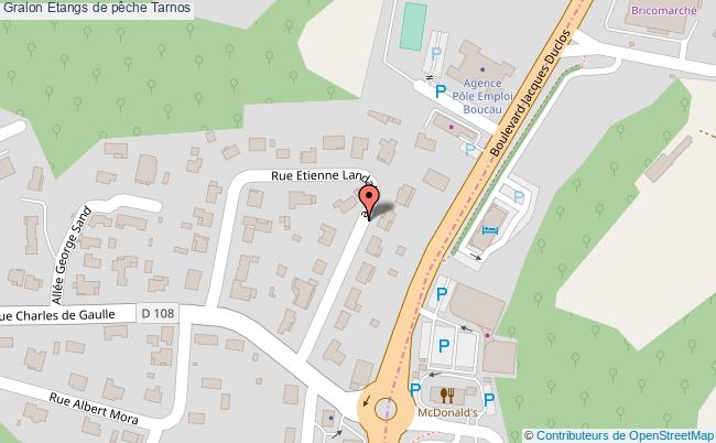 plan Etangs De Pêche Tarnos Tarnos