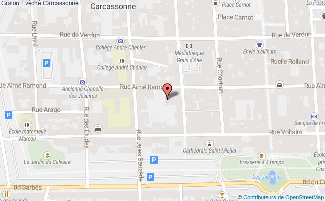 plan Evêché Carcassonne Carcassonne