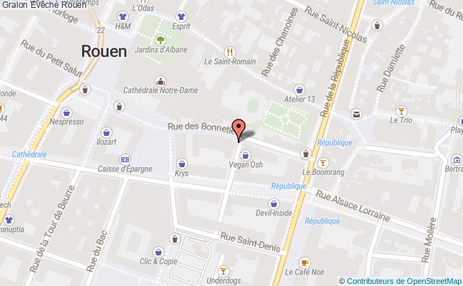 plan Evêché Rouen Rouen