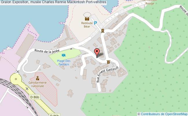 plan Exposition, Musée Charles Rennie Mackintosh Port-vendres Port-vendres